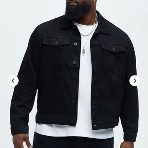 Fashion Nova Men's Classic Black Jacket
